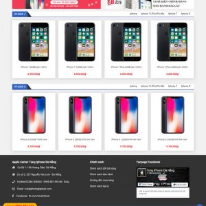 Theme Wordpress bán hàng Điện Thoại Iphone, Apple M180 hình 3