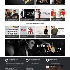 Theme Wordpress bán hàng Thời Trang, quần áo Nam