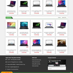 Theme Wordpress bán Laptop Máy Tính Xách Tay M176 hình 3