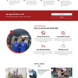 Theme Wordpress dịch vụ Chuyển Nhà M161 hình số 3