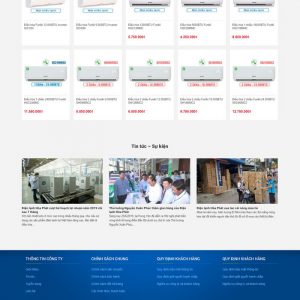 Theme Wordpress bán Điện Lạnh, Điều Hòa, Tủ Lạnh M144 hình số 3