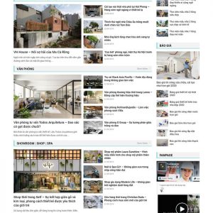 Theme Wordpress Tin Tức Tạp Chí Nhà Đẹp M174 hình 3