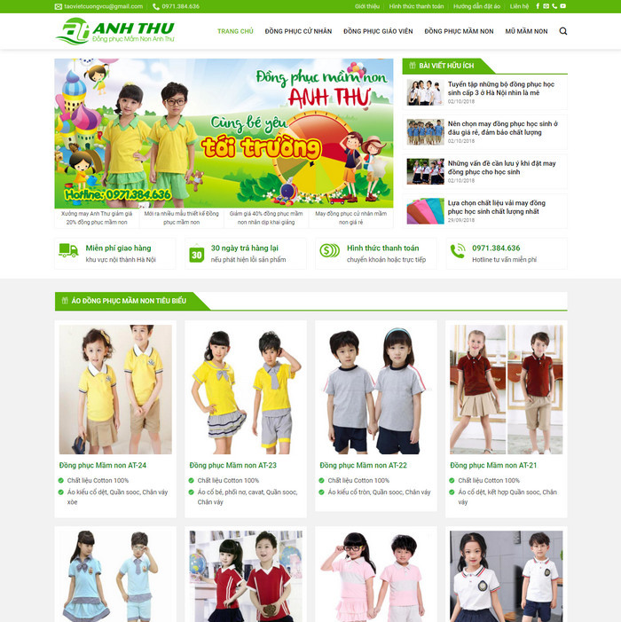 theme-wordpress-ban-dong-phuc-mam-non-hinh2 Theme Wordpress bán hàng Đồng phục mầm non M202 hình 2