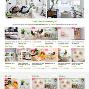 Theme Wordpress bán hàng Nội thất trang trí decor M207 hình 4